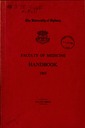 Faculty of Medicine Handbook 1965